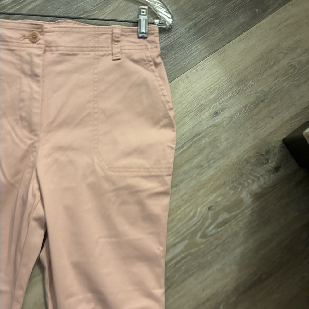 Talbots Cargo Pants in Dusty Pink Sz 8 petite NWOT - Picture 6 of 8